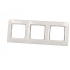 Plaque blanche triple