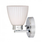 Applique wallingford, chrome et verre