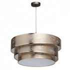 Suspension grise elegance 3 ampoules 110 cm