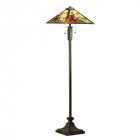Lampadaire lelani, verre et résine
