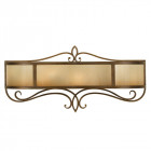 Applique justine, bronze et verre