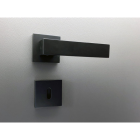 Poignée de porte design à clé finition noir mat Paola - KATCHMEE