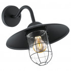 Lampe murale d'extérieur melgoa noir 94792