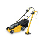 Powerplus tondeuse à gazon 1600w + coupe bordure 300w - powxg6107t