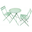 Table et chaises de jardin en métal illustrations - Couleur au choix