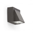 Aplique murale de jardin gris foncé kamal