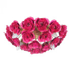 Plafonnier rouge flora 6 ampoules 19 cm