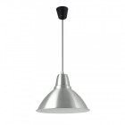 Suspension nickel mat aluminio 1 ampoule h127 cm