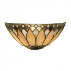 Applique brooklyn, verre et métal