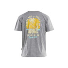 T-shirt Blåkläder Beach Club Gris-Chiné 94191043 - Taille au choix