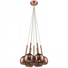 Suspension cuivre warwick 7 lumières