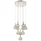 Suspension chrome bournemouth 10 lumières