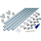 Kit aspirateur centralisé série T - kit de raccordement pour 1 prise complémentaire