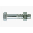 Boulon VISWOOD Tête hexagonale - Ecrou hexagonal acier zingué blanc -Ø 8 x 16 mm - Boite de 200 - 9888016