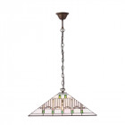 Suspension 3 ampoules mission, verre et métal