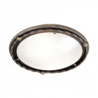 Plafonnier pembroke, noir / or, 1 ampoule