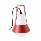 Lampe de jardin rouge cat 1 ampoule