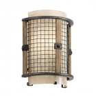 Applique ahrendale, fer et verre 1 ampoule