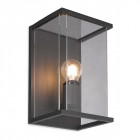 Applique carlton, graphite et verre