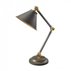 Lampe provence element, anthracite / laiton antique