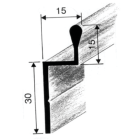 Profil pour dossier suspendu à visser 1323 VACHETTE pour tiroir - L.4 mètres - Alu brut - 032756 Profil pour dossier suspendu à visser 1323 VACHETTE pour tiroir - L.4 mètres - Alu brut - 032756