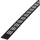 Grille plate alu 478/3 renson - 475 mm - noir ral 9005 - 00047838