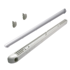 Kit double régulateur + déflecteur + cache vis + vis 22m³ nicoll - bois clair - 1khf122c