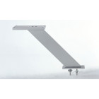 Support déporté MANART - finition alu - plateau 140 x 50 mm - 2520
