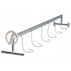 Enrouleur télescopique pour piscine enterrée AQUALUX - jusqu'à 5.50 m - 101494