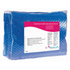 Couverture solaire ovale AQUALUX - 8.10  x 4.70 m - 180µ - 104615