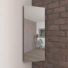 Armoire miroir en acier inoxydable pour coin - 80x30x175 Aurlane - AR100338