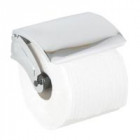 Porte papier toilette mural avec cache chromé
