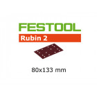 Lot de 50 Abrasifs StickFix 80x133mm pour bois STF 80X133P100RU2/50 FESTOOL 499049