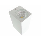 Applique murale led b18 6w ip44 blanc - couleur eclairage au choix