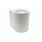 Applique murale led b26 3w ip44 blanc - couleur eclairage au choix