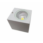 Applique murale led b33 3w ip44 blanc - couleur eclairage au choix