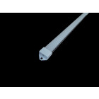 Profilé aluminium 2m couvercle blanc opaque