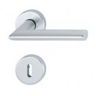 Paire de béquilles sur rosace stockholm hoppe 1140/42k/42ks argent f1 - bec de cane - 2834181