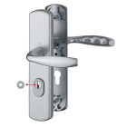 Ensemble de sécurité New York 1810H/3452A-ZA/3450 Aspect Inox 37-42 mm - Clé i - HOPPE AG - 10714251