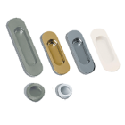 Poignée cuvette Ø 40 mm ESTAMP - nickel brosse - 3511/100
