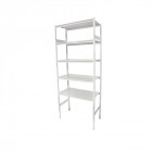 Kit clip Top 4 plateaux 80 x 40 cm BOURG Blanc neige - P-KCT180BL