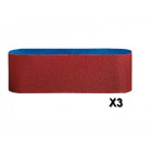 Lot de 3 Bandes abrasives Best for Wood 100x533mm Gr 40 BOSCH 2608606102