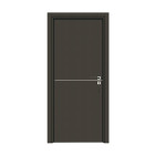 Bloc-porte pose fin de chantier collection premium riva, h.204 x l.93 cm, aspect cuir basalte, réversible