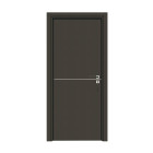 Bloc-porte pose fin de chantier collection premium riva, h.204 x l.73 cm, aspect cuir basalte, réversible