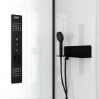 Cabine de douche 1/4 de cercle rond - 90x90x2157cm - factory 2 round Aurlane - CAB246