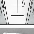 Cabine de douche rectangle 160x85x215 cm - factory 2 xxl Aurlane - CAB249