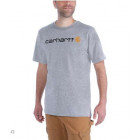 T-shirt mc core logo 103361carhartt 034 heather grey - s1103361034 - Taille au choix