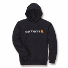Sweat capuche signature logo hooded carhartt blk/black - s1100074001 - Taille au choix