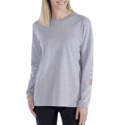 T-Shirt femme CARHARTT manches longues avec logo - 103401