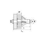 Cheville à expansion m5x37 pav scell-it - boite 100 - 6e-pav
